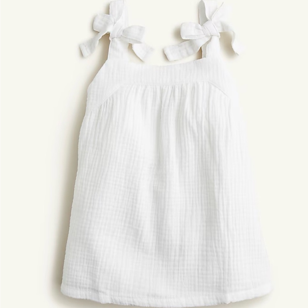 Crewcuts Girls' tie-shoulder soft gauze top size L - NWT